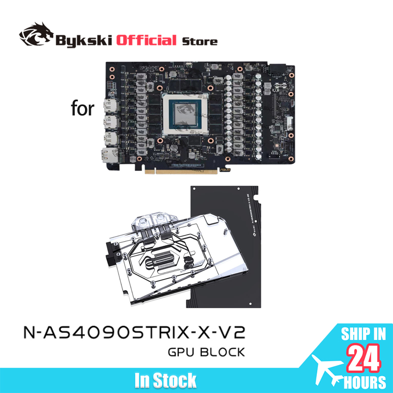 Rtx 4090 Water Block - Klocki chłodzące GPU Bykski, przeznaczone do